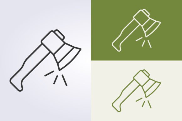Download Outline Axe Icon Vector Logo Design, Equ - Outline Collection