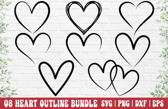 Download Heart Outline SVG PNG - Open Heart SVG - Outline Collection