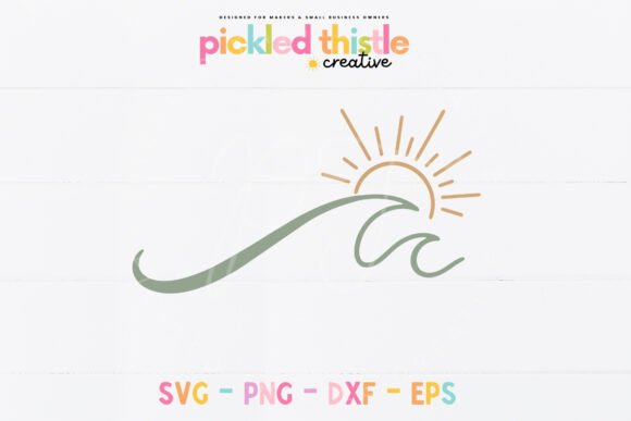 Download Wave Sun Design | Coastal Ocean SVG - Ocean svg Collection