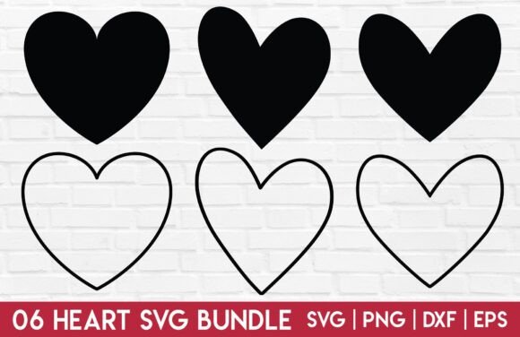 Download Heart SVG Bundle - Heart Outline SVG PNG - Outline Collection