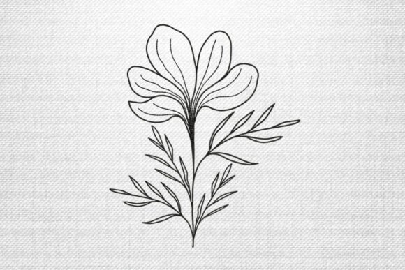 Download Minimal Floral Outline - Outline Collection