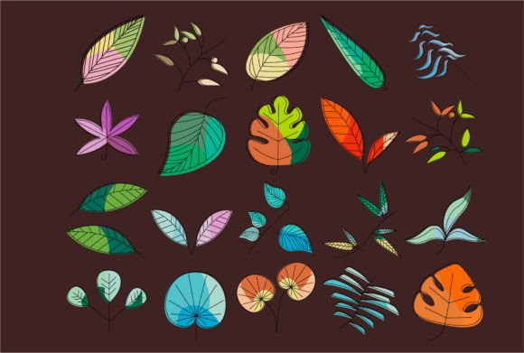 Download Abstract Line Art Leaf - Abstract line art Collection