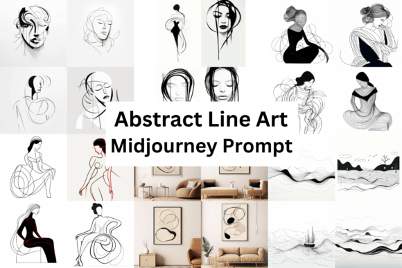 Download Midjourney Prompt for Abstract Line Art - Abstract line art Collection